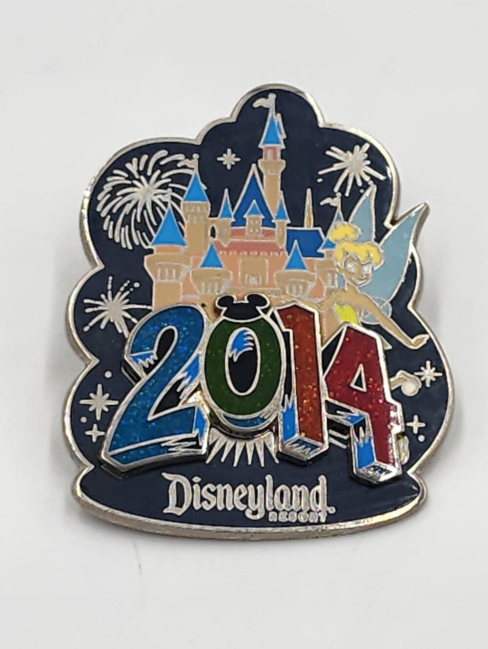 Disney Pin Tinker Bell Sleeping Beauty Castle Dated Collection Disneyland 2014